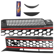 Load image into Gallery viewer, Parrilla Golf 09-13 c/mold. roja rasurada estilo Gti