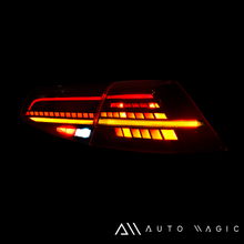 Cargar imagen en el visor de la galería, Calaveras Golf 18-21 LED secuencial tipo Gti rojas performance