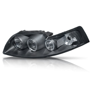 Faros Mustang 99-02 c/lupa y ojo de angel erformance