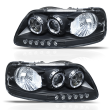 Cargar imagen en el visor de la galería, Faros F150/LOBO 97-08 c/lupa ojo ángel Performance