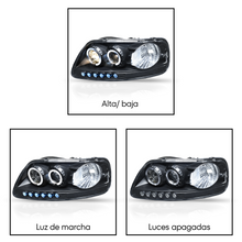 Cargar imagen en el visor de la galería, Faros F150/LOBO 97-08 c/lupa ojo ángel Performance