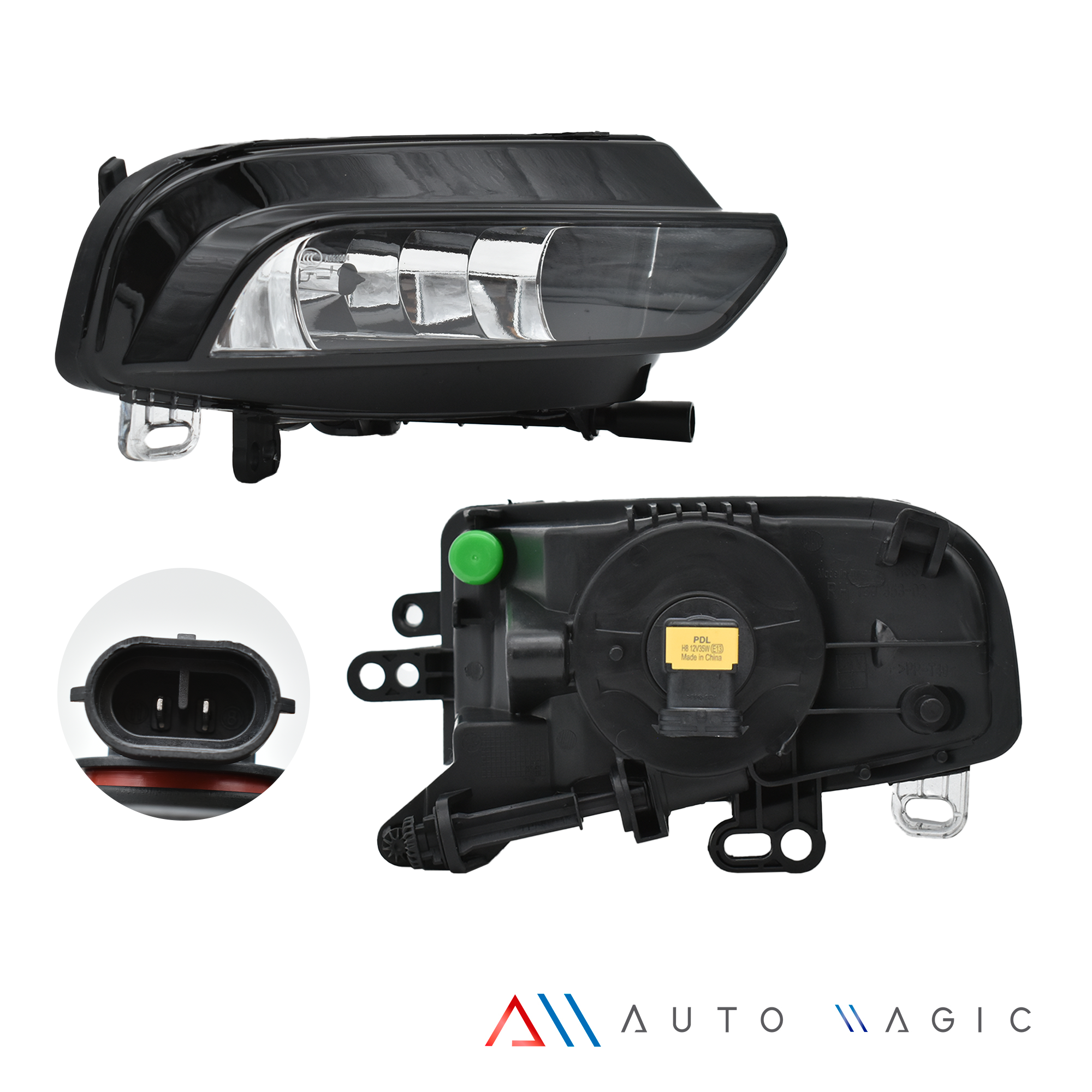 Faro niebla Audi A3 13-16 H.B c/foco derecho