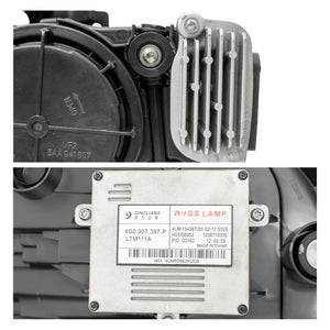 Faro AD A3 17-20 c/foco xenon c/balastra der.
