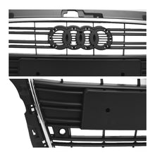 Cargar imagen en el visor de la galería, Parrilla AD A3 sedan 17-20 c/mold cromo c/filos negros