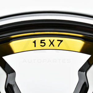 RINES 15´´ 4X100 / 4X114 TSURU --SPARK --BEAT --TIIDA --AVANZA --KICKS --RIO --CIVIC --SENTRA --GOL --VERSA --AVEO Y MAS...