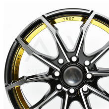 Load image into Gallery viewer, RINES 15´´ 4X100 / 4X114 TSURU --SPARK --BEAT --TIIDA --AVANZA --KICKS --RIO --CIVIC --SENTRA --GOL --VERSA --AVEO Y MAS...