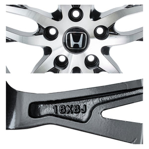 Rin 18x8 -- 5/114.3Negro maquinado3873.1