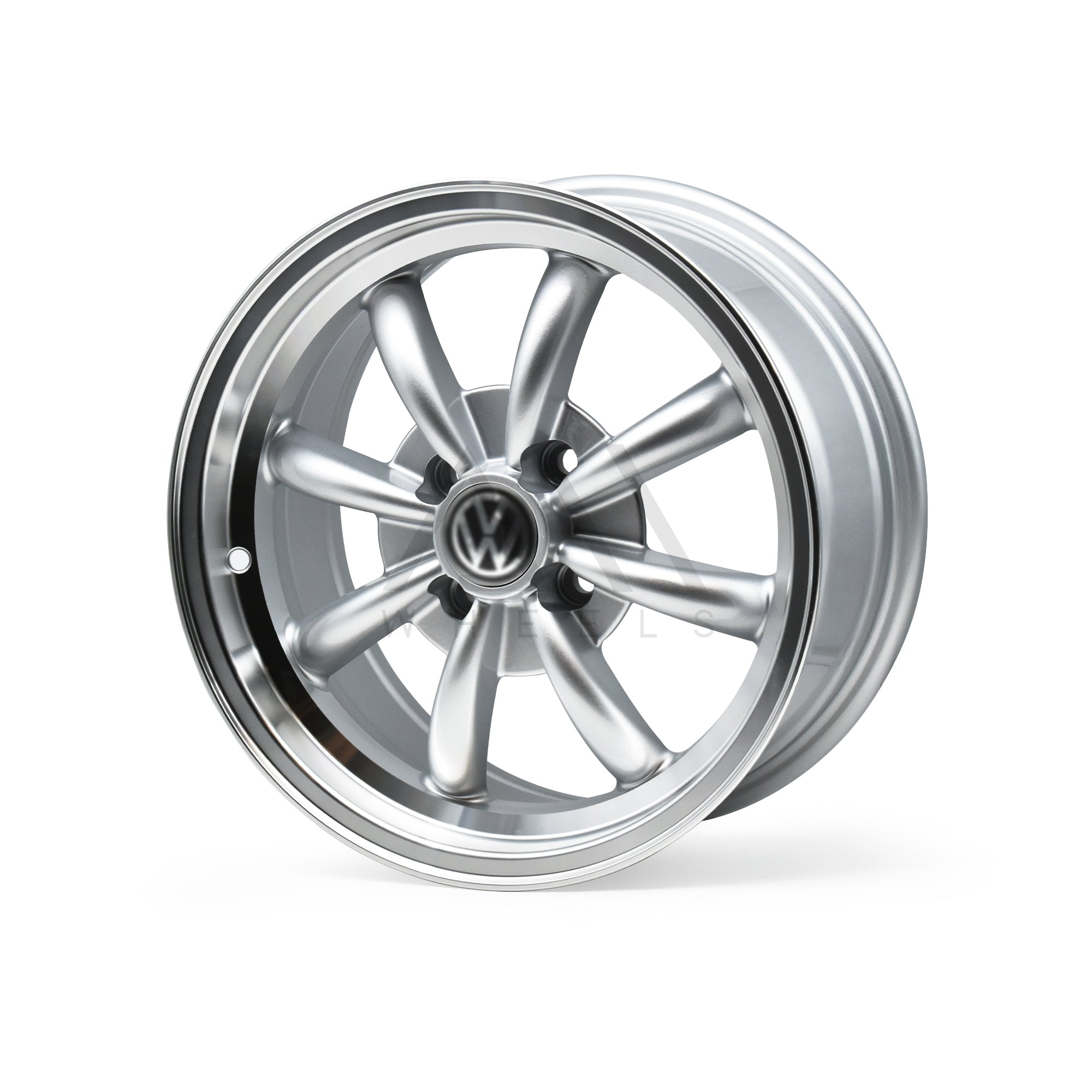 Rines 15 4/130 Spyder Silver  Para Vw  Vocho (4 Rines )