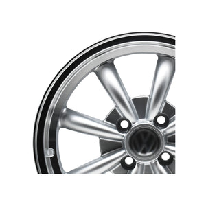 Rines 15 4/130 Spyder Silver  Para Vw  Vocho (4 Rines )