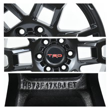 Load image into Gallery viewer, Rines 17 6/139.7 Para Hilux Tacoma Fj Cruiser Negro Mate