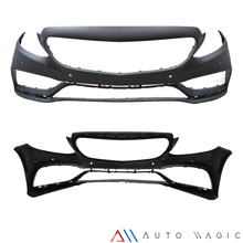Cargar imagen en el visor de la galería, Defensa delantera Mercedes AMG clase C 15-20 completa con accesorios