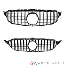Cargar imagen en el visor de la galería, Defensa delantera Mercedes AMG clase C 15-20 completa con accesorios