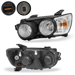 Faro Sonic LS LT 12-16 c/aros negros s/reflejante izquierdo