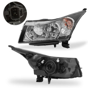 Faro Cruze 10-13 Negro izq.