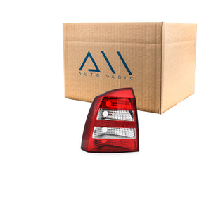 Calavera Astra H.B 04-06 doble blanco s/arnes izquierda