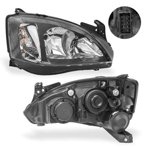 Faro Corsa Tornado 03-08 liso Negro der.