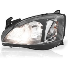 Load image into Gallery viewer, Faro Corsa Tornado 03-08 liso Negro izq.