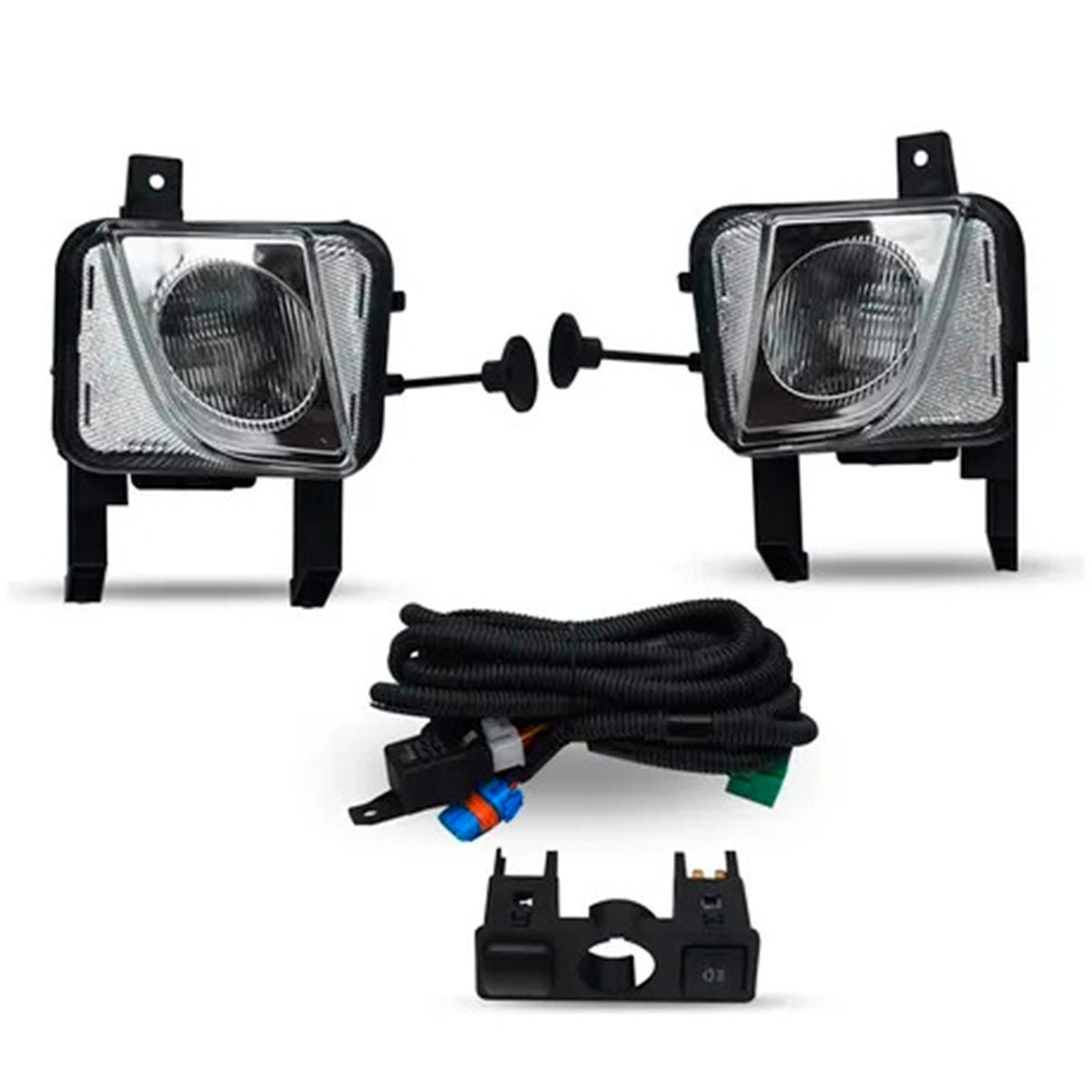 Kit faros de niebla Corsa 03-08 c/arnes switch oem y focos H11