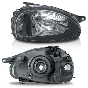 Faros Chevy C1 94-03 lisos ngos.