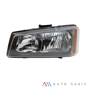 Faro Cheyenne Silverado 03-06 Negro izq.