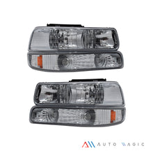 Load image into Gallery viewer, Faros Silverado Cheyenne 99-02 Suburban 00-06 cromo