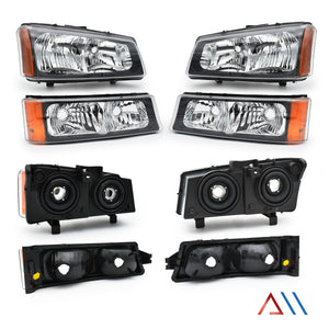 Faros Silverado Cheyenne 03-06 ngos.