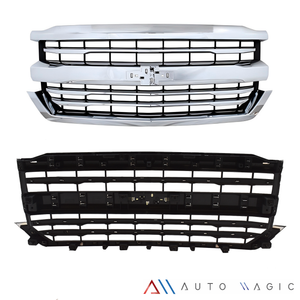 Parrilla Silverado 16-18 c/mold. cromo