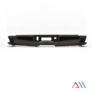 Defensa tras. Silverado Cheyenne 14-22 s/sensor completa c/soportes nga.