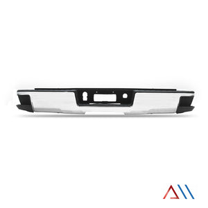 Defensa tras. Silverado Cheyenne 14-22 s/sensor completa c/sportes cromo