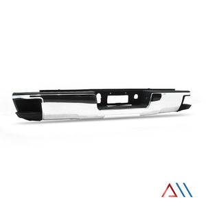 Defensa tras. Silverado Cheyenne 14-22 s/sensor completa c/sportes cromo