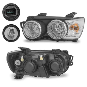 Faro Sonic 12-16 c/aros cromo sin reflejante izq.