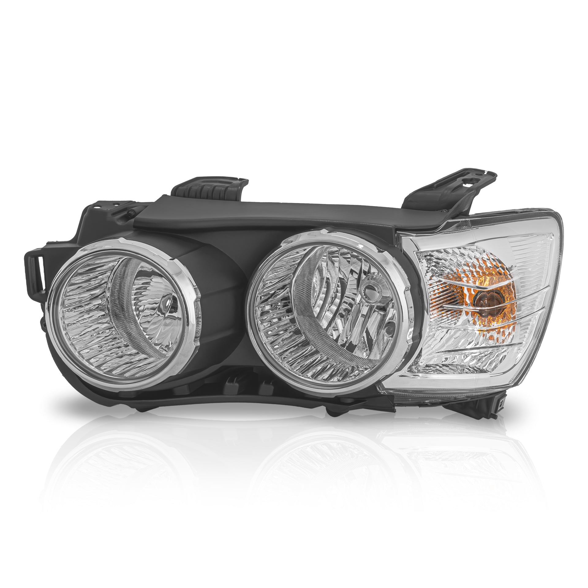 Faro Sonic 12-16 c/aros cromo sin reflejante izq.
