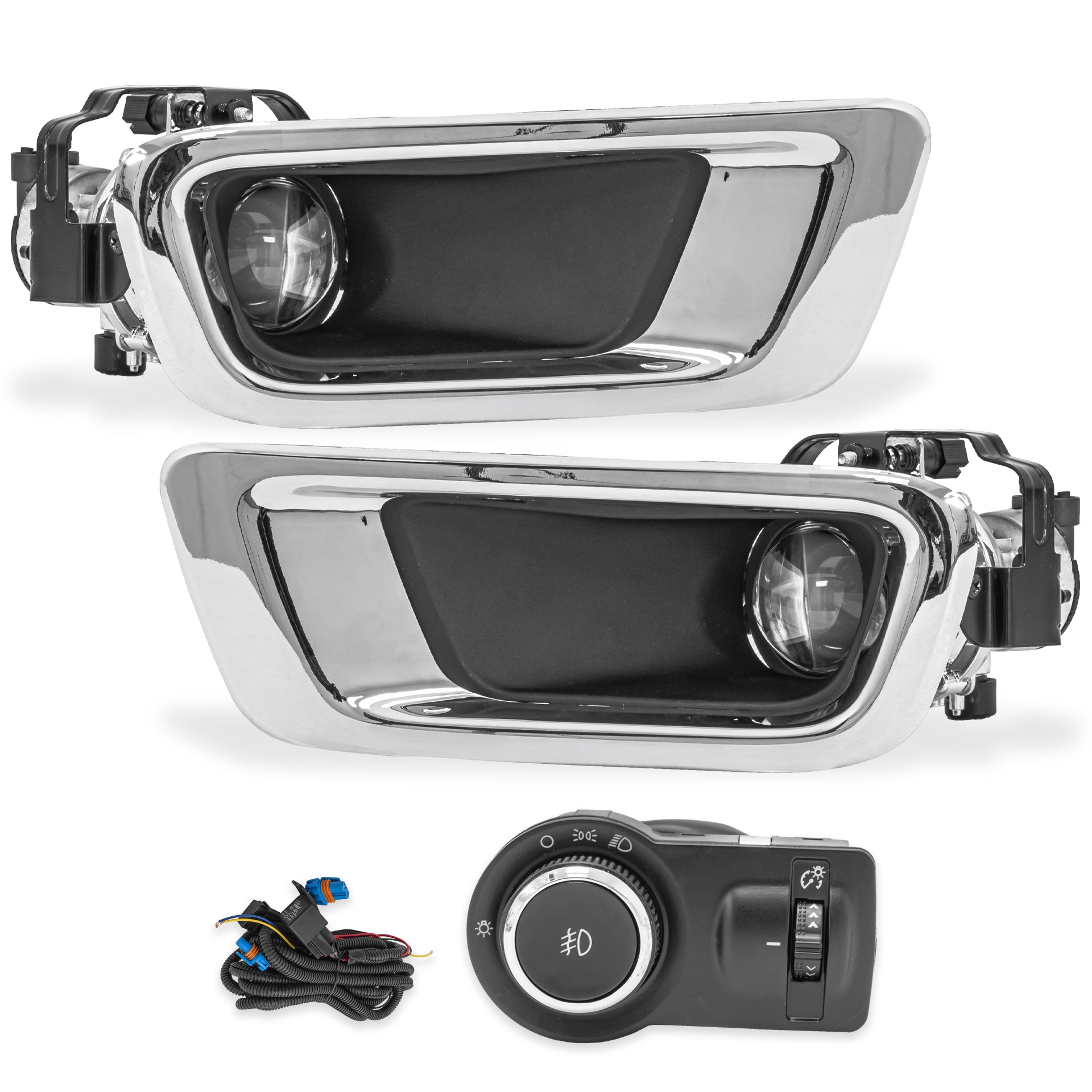 Faros de niebla Colorado 13-15/ S10 2016 c/arnes, y switch oem focos