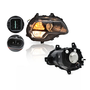 Faro Groove 21-24 lupa c/foco der.