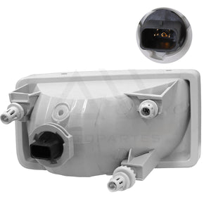 Faros de niebla Yukon Denali 15-16 filo cromo  c/arnes, switch univ. y focos