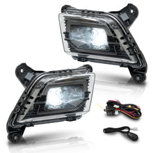 Load image into Gallery viewer, Faros de niebla Silverado 19-22 negors c/arnes switch univ. Led