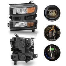 Load image into Gallery viewer, Faro Silverado 19-22 Negro c/foco izq.