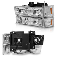 Load image into Gallery viewer, Faros Silverado Suburban 92-98 cromo