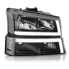 Load image into Gallery viewer, Faros Cheyenne Silverado 03-06 ngos. c/luz de dia Led