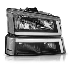 Load image into Gallery viewer, Faros Cheyenne Silverado 03-06 ngos. c/luz de dia Led