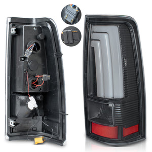 Calaveras Silverado Cheyenne 99-02 negras LED