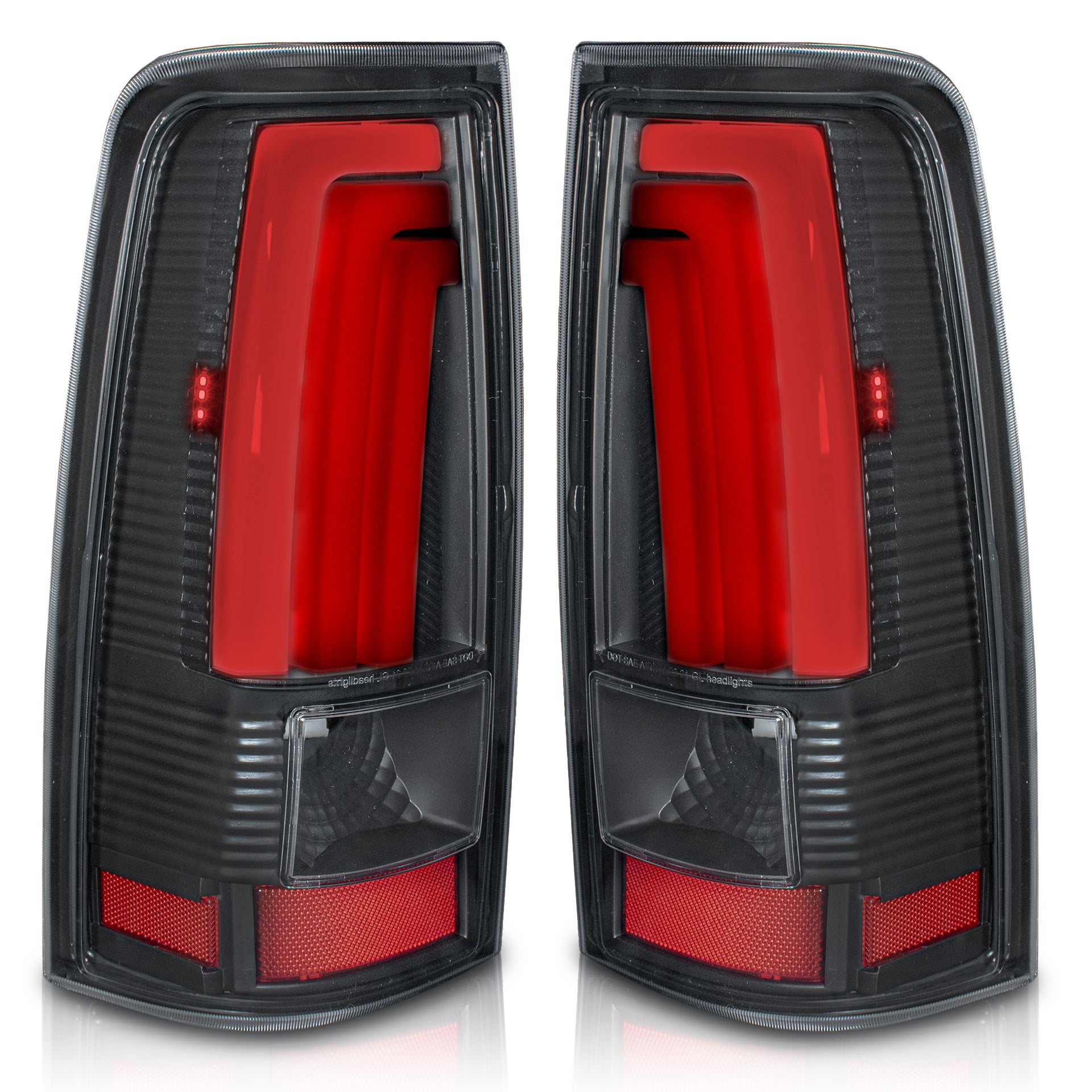 Calaveras Silverado Cheyenne 99-02 negras LED