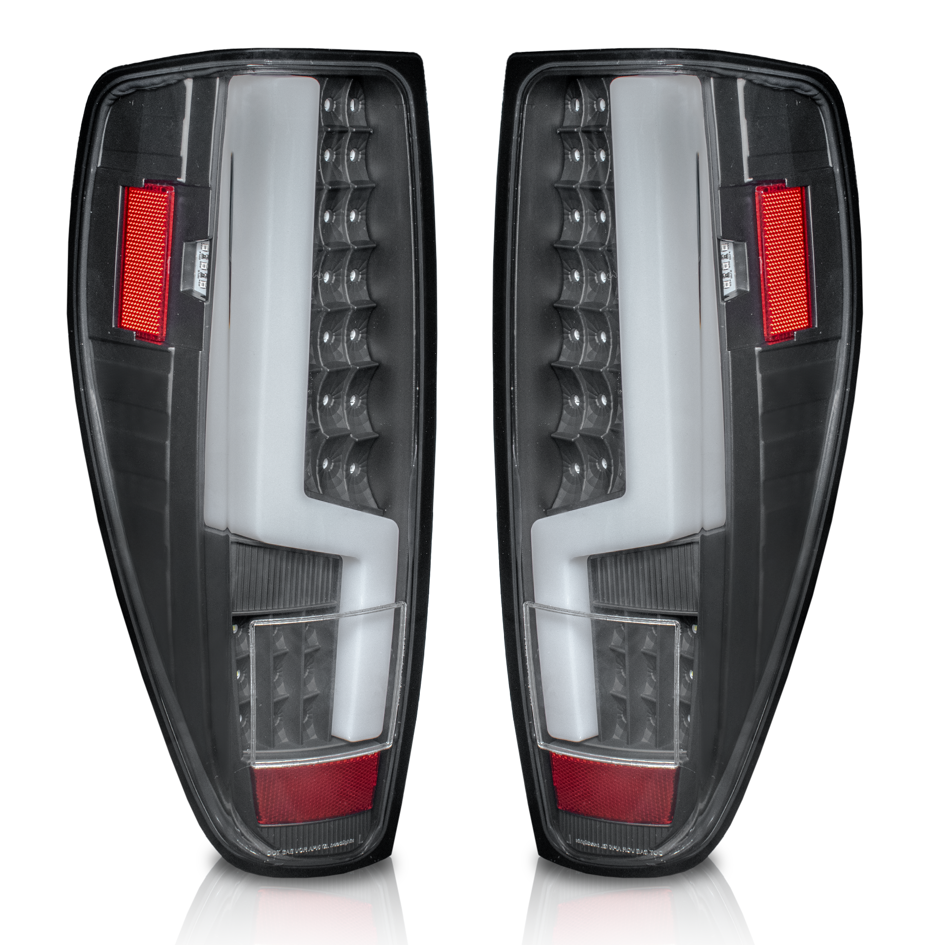 Calaveras Colorado / S10 04-12 negras LED