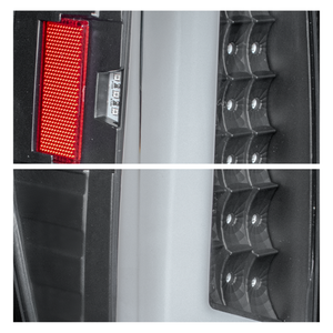 Calaveras Colorado / S10 04-12 negras LED