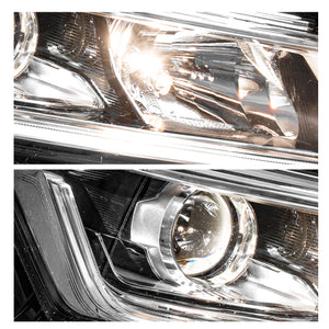Faro Aveo 24-26 6pin c/luz de día y foco halógeno derecho