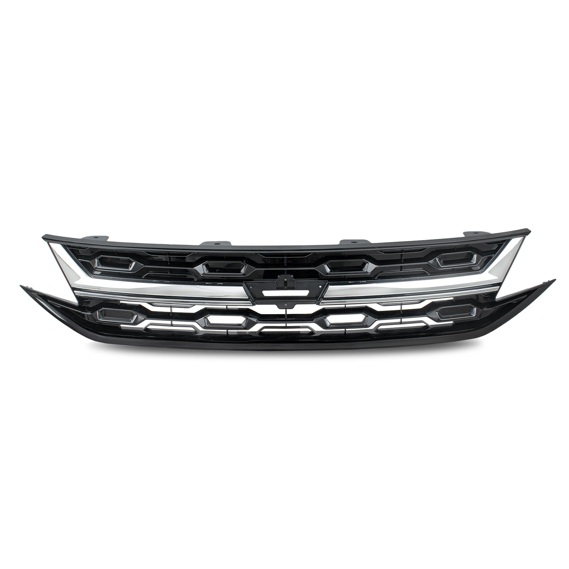 Parrilla Aveo 24-26 LT superior cromo