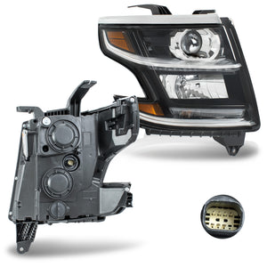 Faro Suburban Tahoe Avalanche 15-20  c/luz de dia, c/foco xenon c/balastra der.