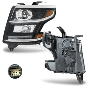 Faro Suburban Tahoe Avalanche 15-20  c/luz de dia, c/foco xenon c/balastra izq.