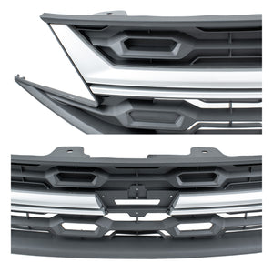 Parrilla Aveo 24-26 LS superior Plata
