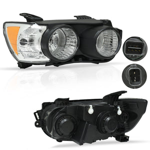 Faro Sonic 12-16 c/aros cromados c/Reflejante Mex type der.